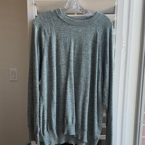 H&M Men's Heathered Sage Crewneck Sweater